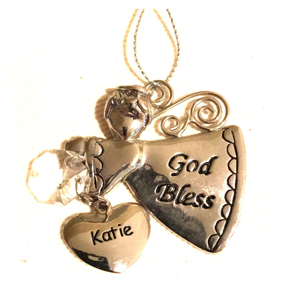 Silver Angel Ornament “Katie”